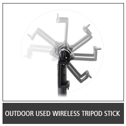 Outdoor Used Wireless Tripod Stick